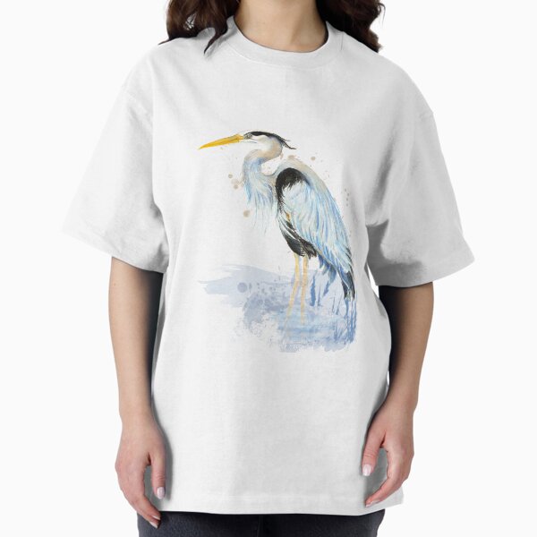 Item preview, Watercolor Great Blue Heron Wildlife Bird art designed and sold by countrymouse.