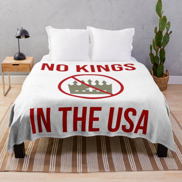 Item preview, No kings in the USA designed and sold by Rachel the Artist .