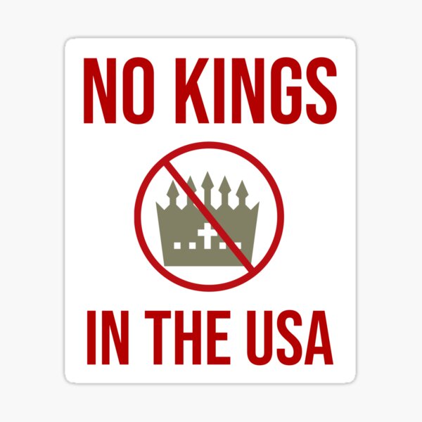 Item preview, No kings in the USA  designed and sold by Rachel the Artist .