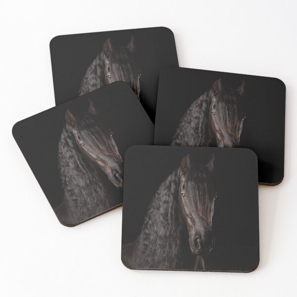Item preview, Black Friesian horse, quine  designed and sold by PTPhotoLLC.
