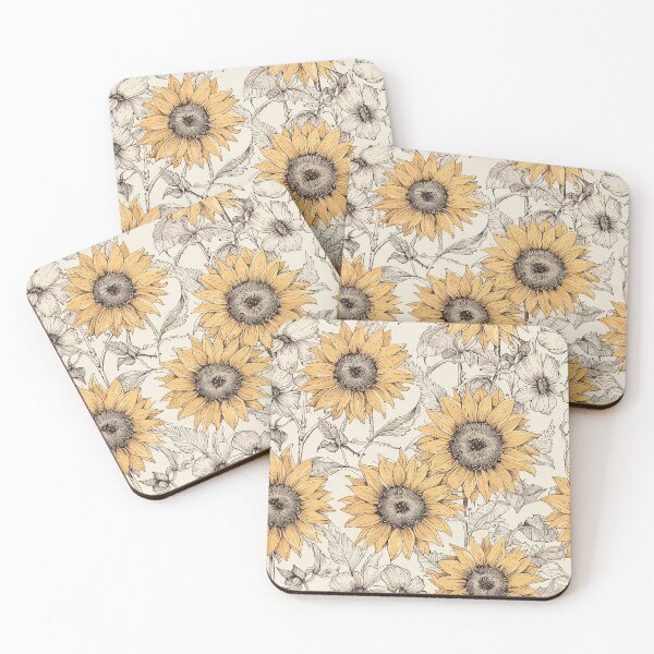 Item preview, Retro Sunflower Sketch designed and sold by CoolPixels.