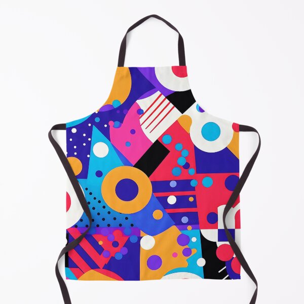 Item preview, Geometric Party Pattern In Blue, Purple, And Yellow designed and sold by DEC02.