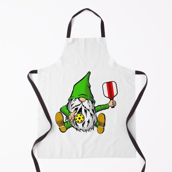 Item preview, Pickleball Leprechaun With a Ball and Paddle. designed and sold by Uncle Steve The Cartoonguy's Pickleball Madness..