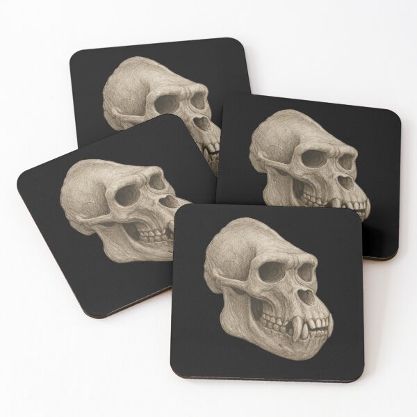 Item preview, Gorilla Skull designed and sold by FLATVAC STICKER.