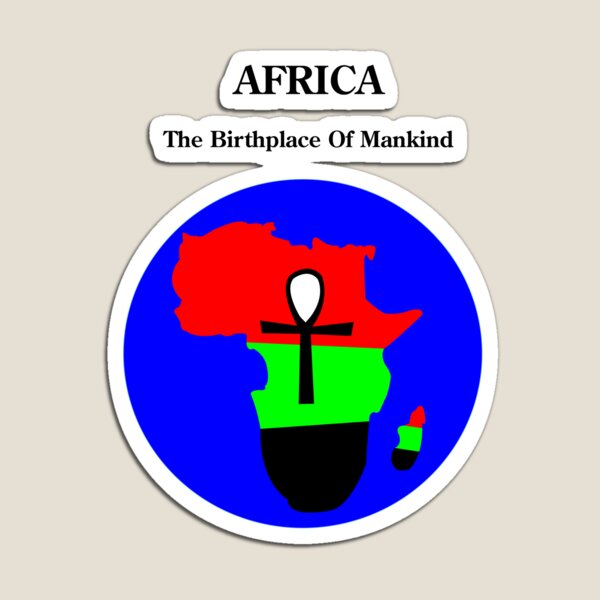 Vista previa del artículo con la obra «África, cuna de la humanidad», diseñado y vendido por T's By Mikey.