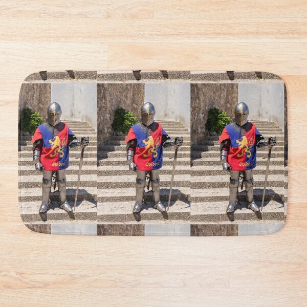 Item preview, Knight In Armour At Óbidos Medieval Village Portugal designed and sold by PsychoAlien.com.