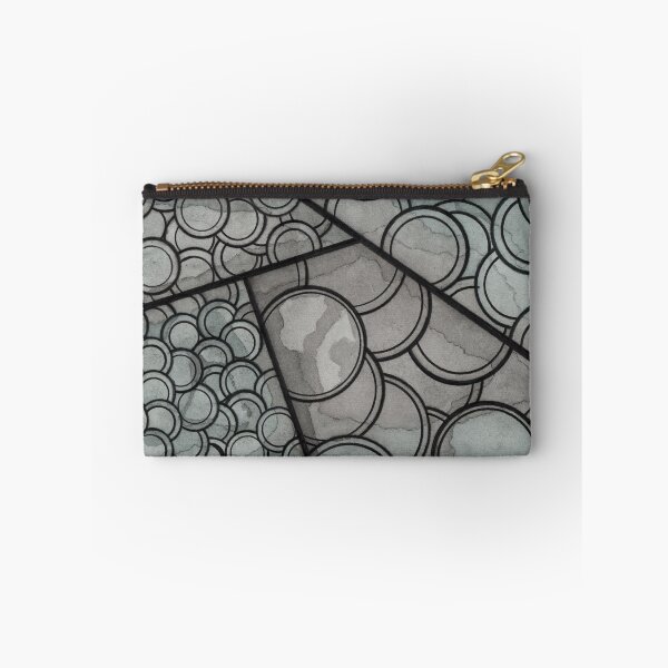 Item preview, Dense Grey Circles with Dark Diagonals designed and sold by WatercolourJAMs.