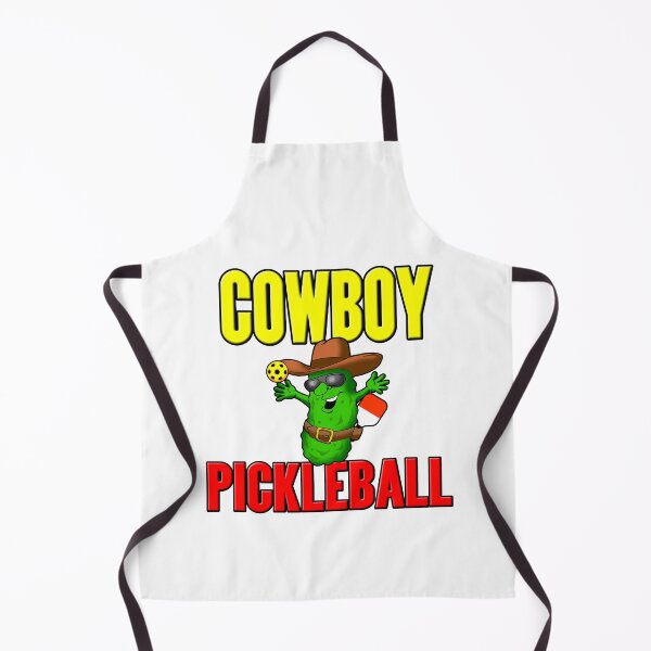 Item preview, Cowboy Pickleball Graphic Logo Design. designed and sold by Uncle Steve The Cartoonguy's Pickleball Madness..