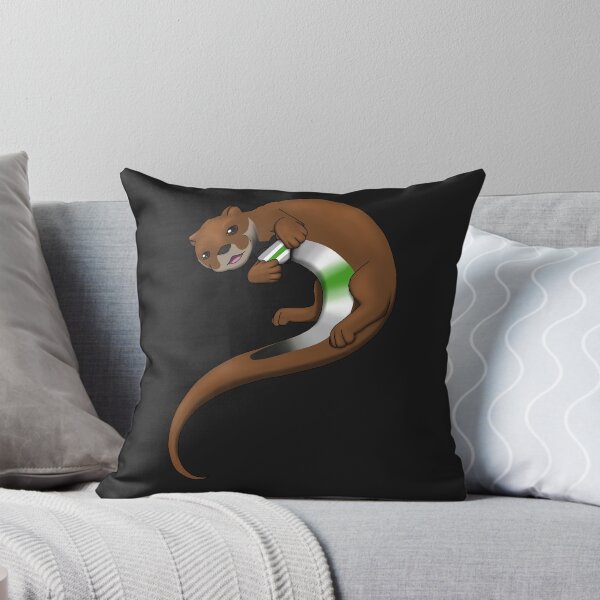 Aperçu de l'œuvre Loutre de la Fierté - Agender créée et vendue par StaticKlingShop.