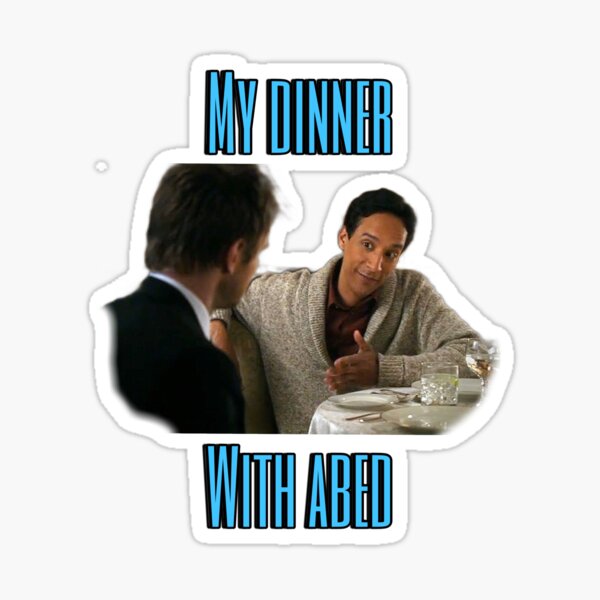 Item preview, My dinner with Abed community film designed and sold by Badmoviesrus.