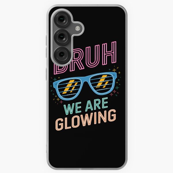 Item preview, Bruh We Are Glowing Hello Summer Vacation Trips designed and sold by Mashnica.