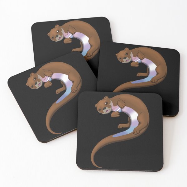 Item preview, Pride Otter - Bigender designed and sold by StaticKlingShop.