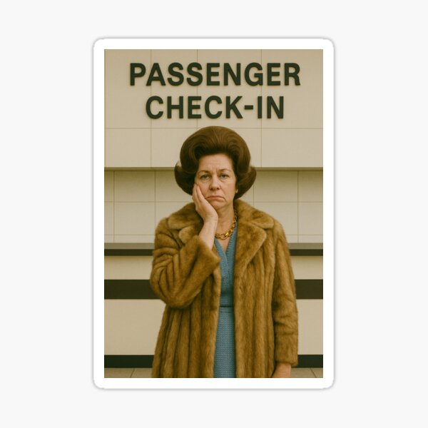 Item preview, Airport Portraits: Late Check-In designed and sold by Mundera.