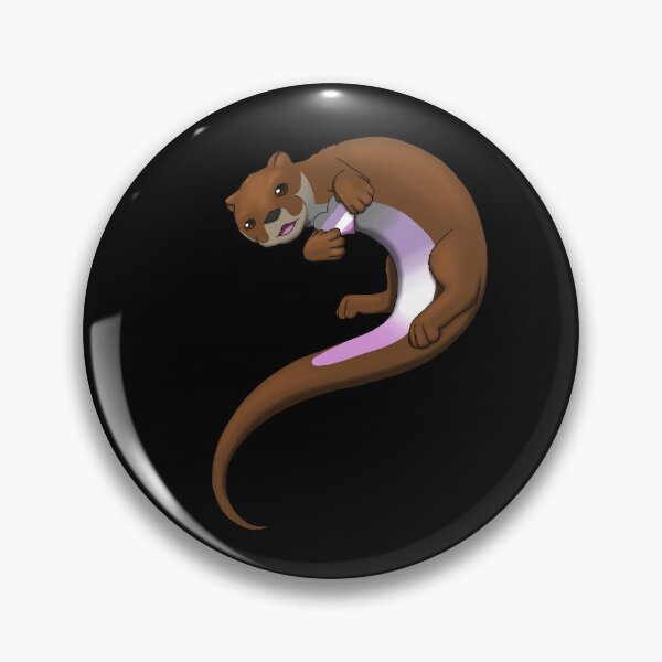 Item preview, Pride Otter - Cupiosexual designed and sold by StaticKlingShop.
