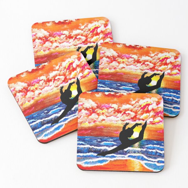Item preview, Gymnast Sunset Silhouette  designed and sold by Oopsie.Daisies.