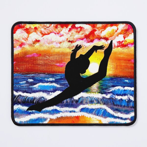 Item preview, Gymnast Sunset Silhouette designed and sold by Oopsie.Daisies.
