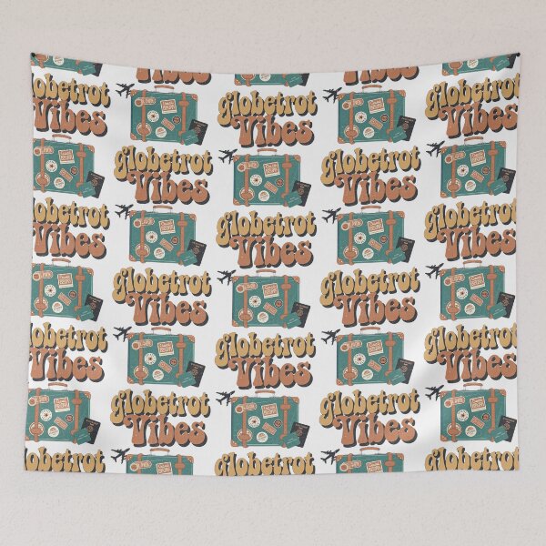 Item preview, Globetrot Vibes – Retro Suitcase Travel Style designed and sold by Taans-Creation.