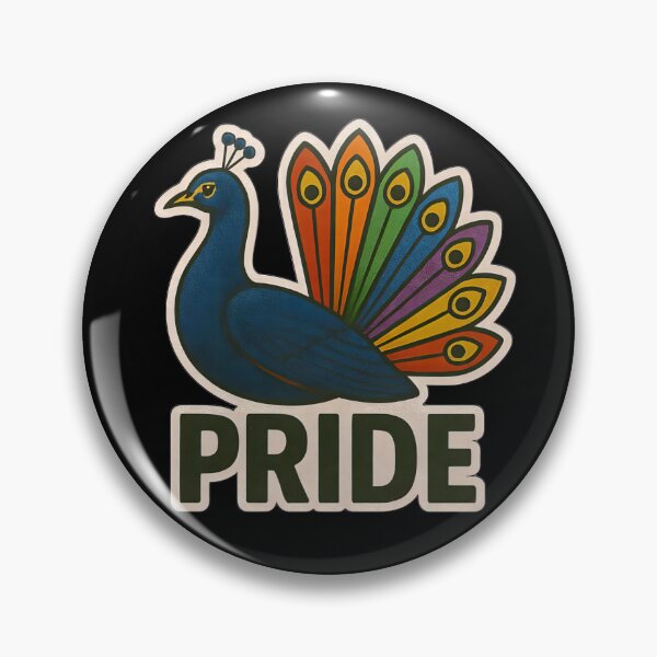Item preview, Pride Month Peacock designed and sold by PinUpPizzazz.