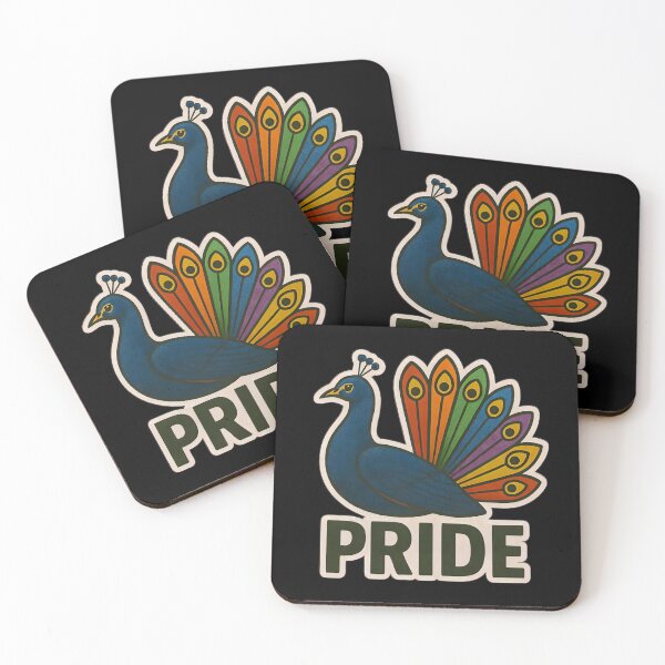 Item preview, Pride Month Peacock designed and sold by PinUpPizzazz.