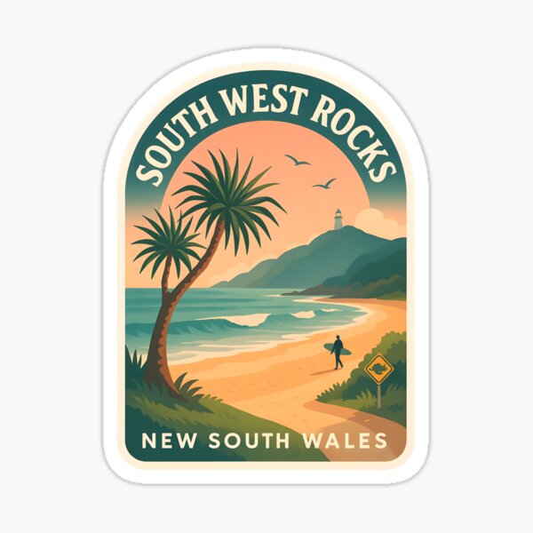 Item preview, South West Rocks Australia designed and sold by LoveLabDesign.