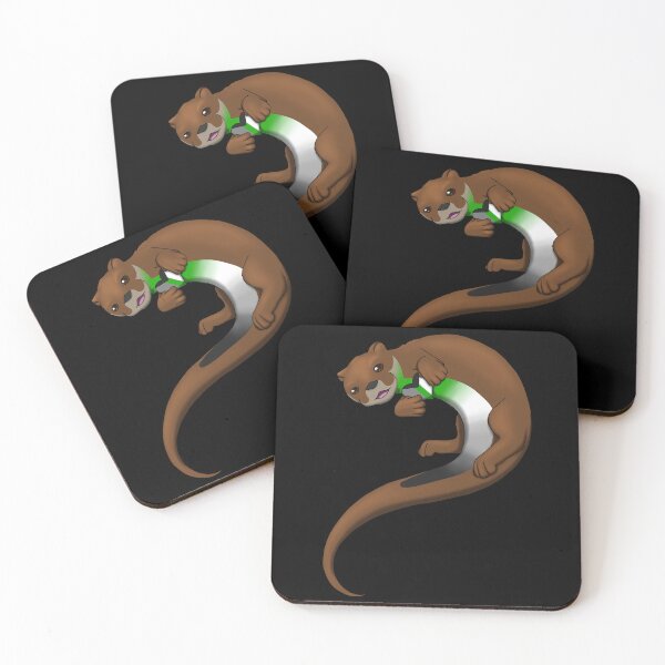 Item preview, Pride Otter - Demiromantic designed and sold by StaticKlingShop.