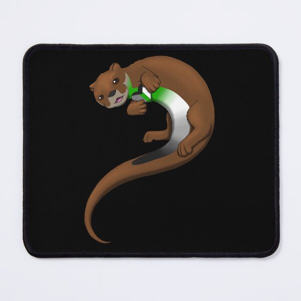 Item preview, Pride Otter - Demiromantic designed and sold by StaticKlingShop.