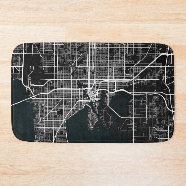 Item preview, Tampa City Map of Florida, USA - Dark designed and sold by deMAP.
