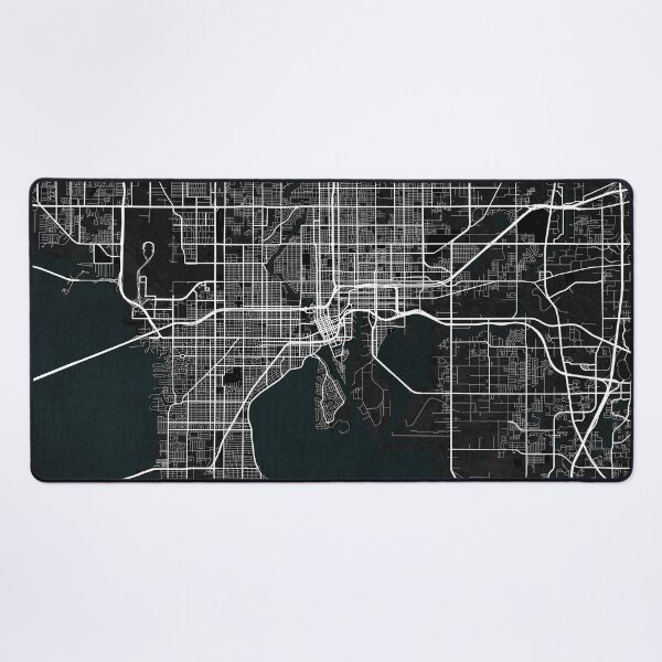 Item preview, Tampa City Map of Florida, USA - Dark designed and sold by deMAP.