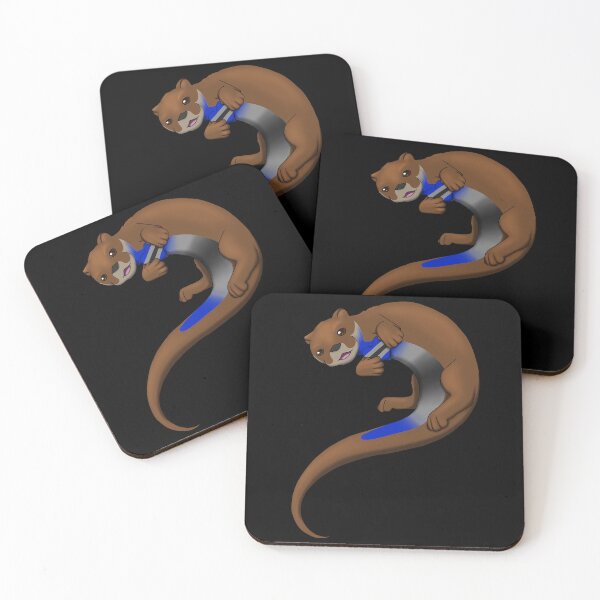 Item preview, Pride Otter - Gendervoid designed and sold by StaticKlingShop.