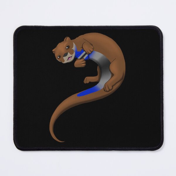 Item preview, Pride Otter - Gendervoid designed and sold by StaticKlingShop.