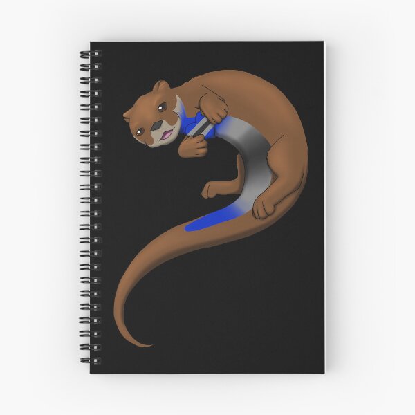Item preview, Pride Otter - Gendervoid designed and sold by StaticKlingShop.