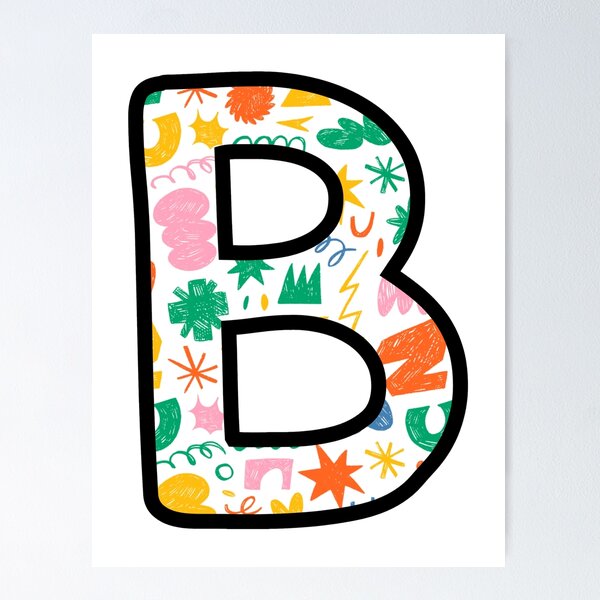 Item preview, B alphabet letter for back to school designed and sold by PattysNco.