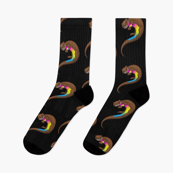 Item preview, Pride Otter - Pansexual designed and sold by StaticKlingShop.