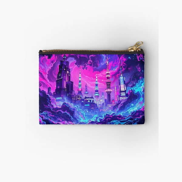 Item preview, Neon Cyberpunk City XXL Mouse Pad – Gaming Desk Pad with Futuristic City Motif designed and sold by rolfzogg ART.