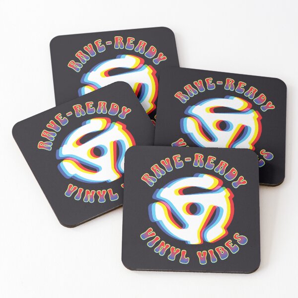 Item preview, Rave Ready Vinyl Vibes Trippy 45 Adapter Design Psychedelic Music Graphic EDM Festival Fashion Retro DJ Art for Party Shirt Trance Fun designed and sold by XanaduHills.