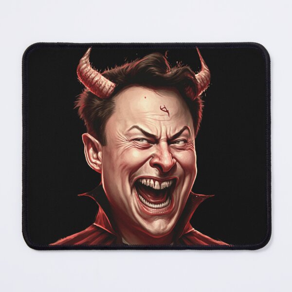Item preview, Dracula With Horns - Funny Elon designed and sold by Vicky021.