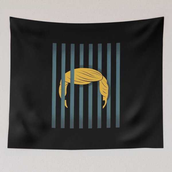 Item preview, Donald Trump Impeach Anti-Trump Behind Bars designed and sold by splindoershop.
