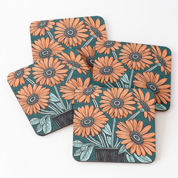 Item preview, Orange gerberas  designed and sold by NASimpson.
