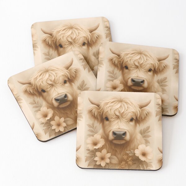 Item preview,  a Highland cow, featuring long, fluffy, caramel-blonde fur with natural waves phone case design  designed and sold by Creativeeworld777.