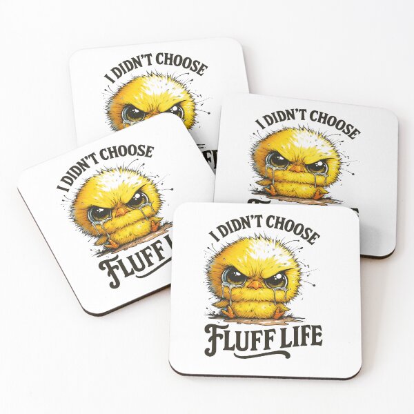 Item preview, Angry Chick – I Didn't Choose Fluff Life Funny Design designed and sold by JenniferCreaArte .