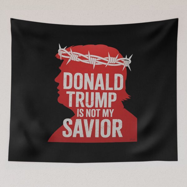 Item preview, Donald Trump Is Not My Savior 2020 Election Democrat Gift designed and sold by splindoershop.