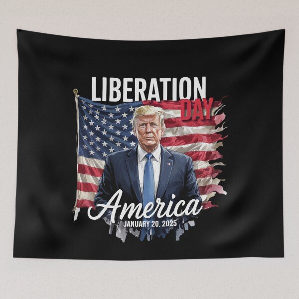 Item preview, Donald Trump Liberation Day USA Ceramic designed and sold by splindoershop.