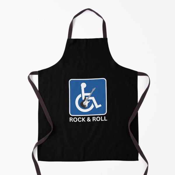 Item preview, Rock & Roll Accessibility Funny Guitar Wheelchair Sign designed and sold by thundergearshop.