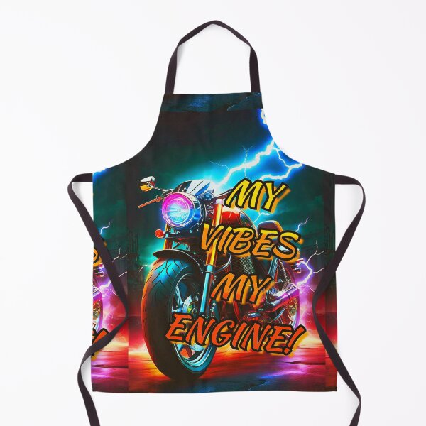 Item preview, Sport Motorcycle Motivational Positive - MY VIBES MY ENGINE! designed and sold by Giulivo Store Graphic.