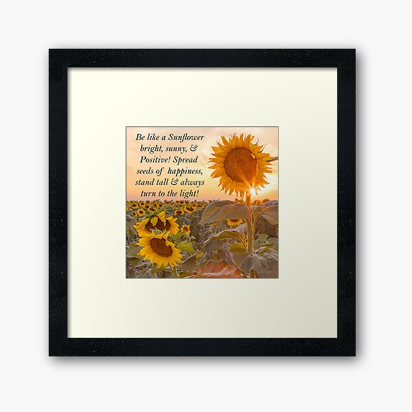 Item preview, Tournesols avec un message amusant designed and sold by PTPhotoLLC.