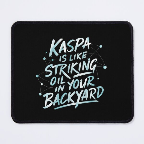 Item preview, Kaspa Real Miners. Real Blocks. Real Time. designed and sold by RadDeck.