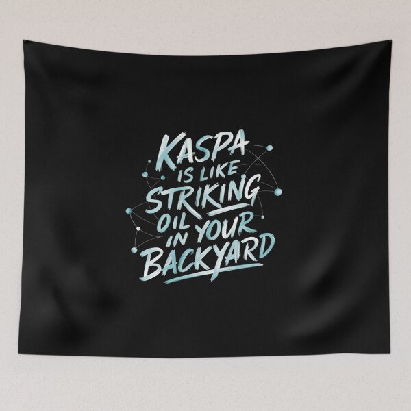 Item preview, Kaspa Real Miners. Real Blocks. Real Time. designed and sold by RadDeck.