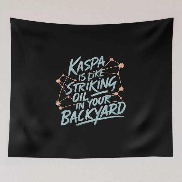 Item preview, Kaspa One Second Per Block. Zero Seconds Of Hype. designed and sold by RadDeck.