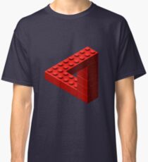 Escher Toy Bricks - Red Classic T-Shirt
