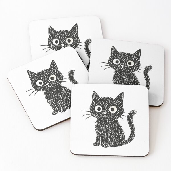 Item preview, Black Cat Sketch designed and sold by Joseph Witschey.